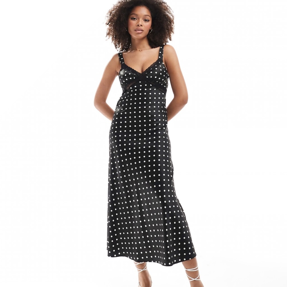 Asos polka dot dress 
US women’s size 8